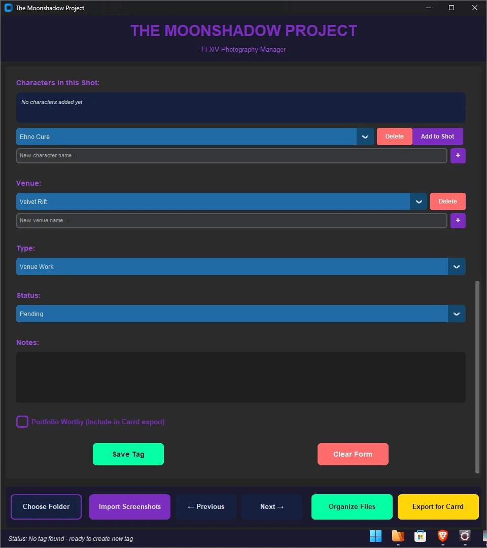 Moonshadow Project Screenshot 2